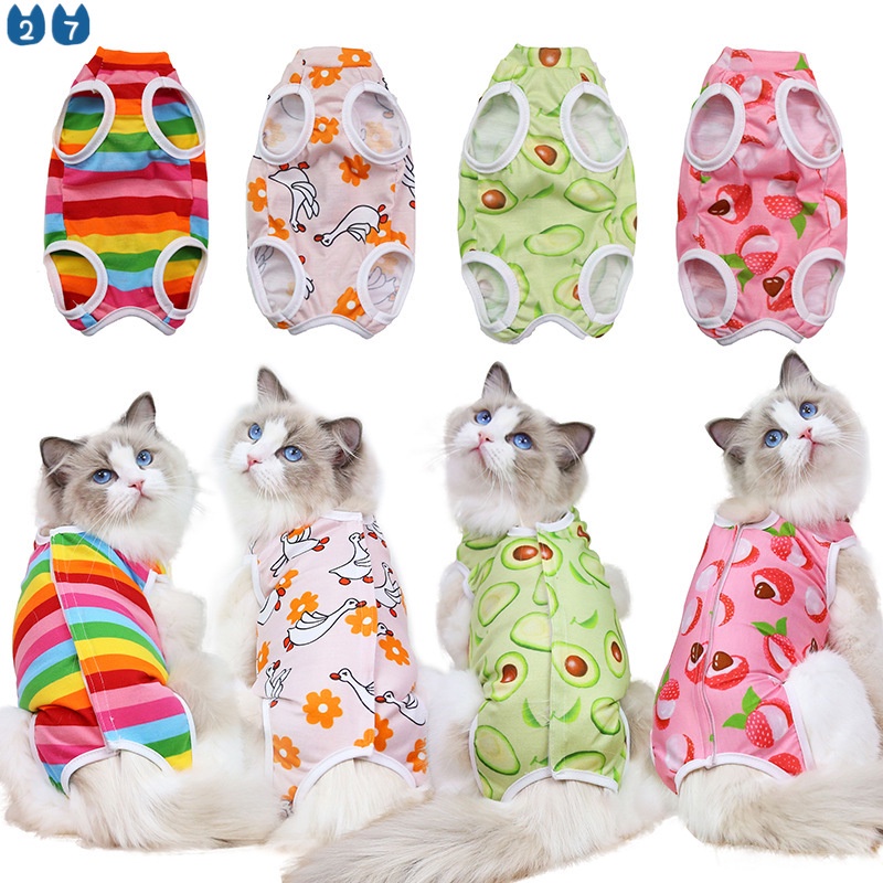 27Pets』ชุดนอนชุดจั๊มสูทแขนกุดสําหรับสัตว์เลี้ยงสุนัขแมว