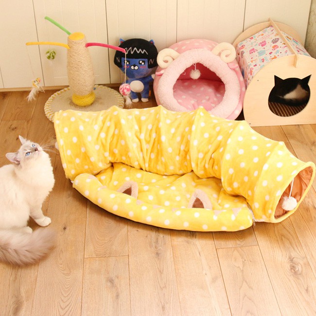 ของเล่นแมว อุโมงค์แมวขนาดใหญ่72*52ซม
