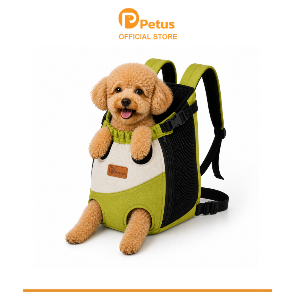 กระเป๋าสัตว์เลี้ยง กระเป๋าสุนัข Mini Pet Carrier Backpack ใช้งานสะดวก หลากหลายไซซ์ มี 3 สี