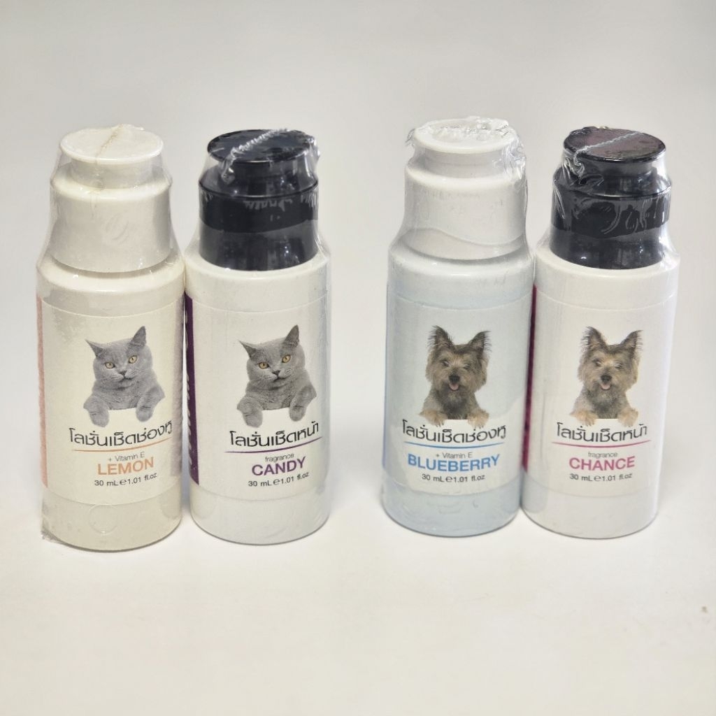 miniPet โลชั่นเช็ดหู/เช็ดหน้า คราบน้ําตาสุนัข/แมว 30 มล