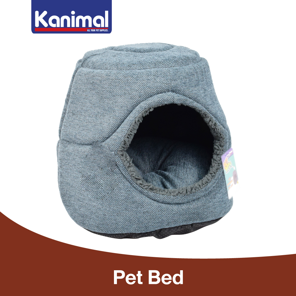 410316] Kanimal Pet Bed ที่นอนสุนัข ที่นอนแมว ที่นอนโดมพับได้ นุ่มสบาย ซักได้ วัสดุผ้าคุณภาพดี Size M ขนาด 44x36 ซม