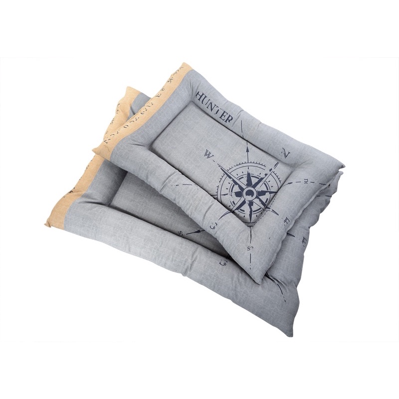 ที่นอนสุนัข แมว สัตว์เลี้ยง rectangular cotton เบาะรองฟองน้ําสุนัข รุ่นปักแบรนด์ส่งออก ราคา พิเศษ