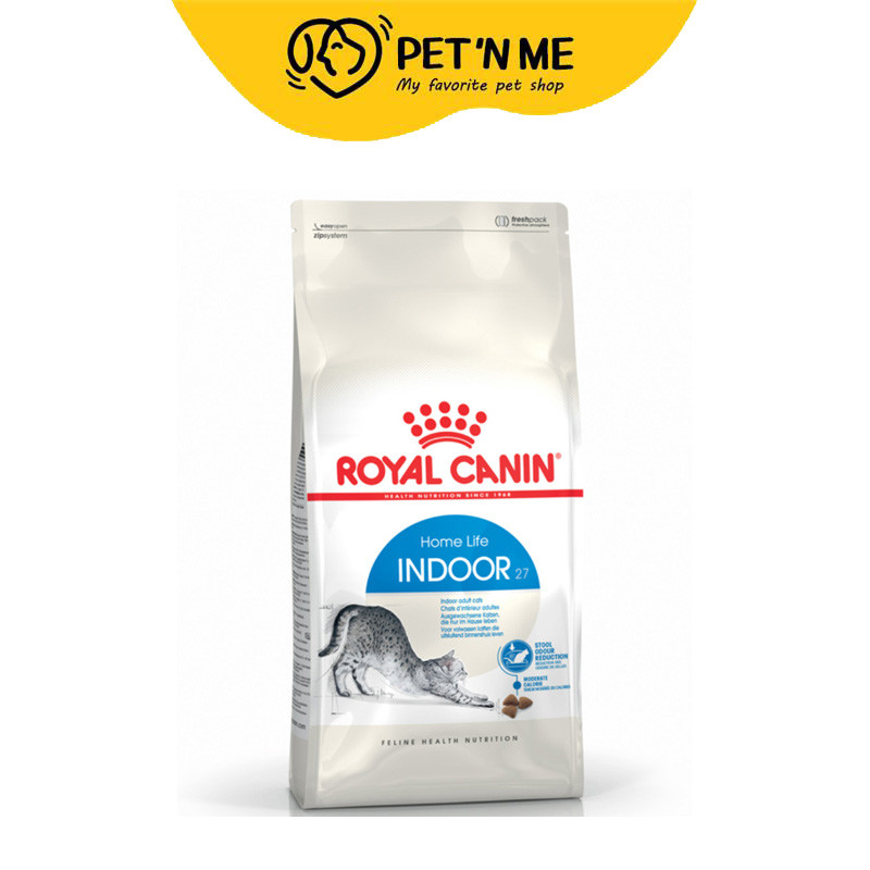 จัดส่งจากคลัง] ROYAL CANIN Indoor โรยัล คานิน อาหารเม็ดแมวโต เลี้ยงในบ้าน อายุ 1-7 ปี 2 kg [3182550704625