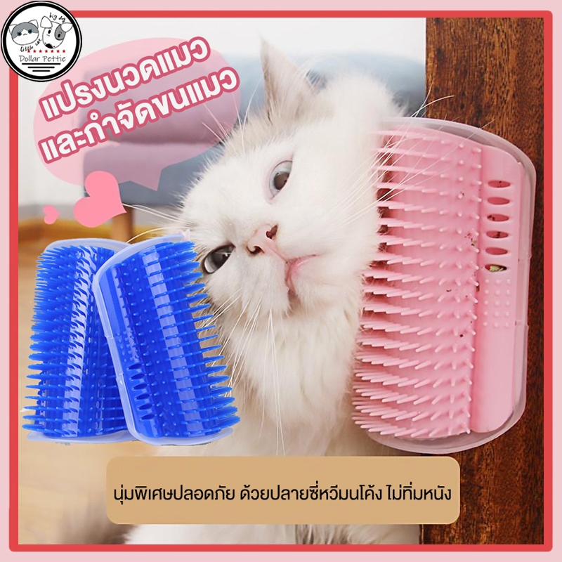 แปรงนวดแมว ที่แปรงขนแมว เครื่องนวดแมว หวีแมว ออกแบบแยกชิ้นเพื่อทําความสะอาดง่าย ติดผนัง Petbrush