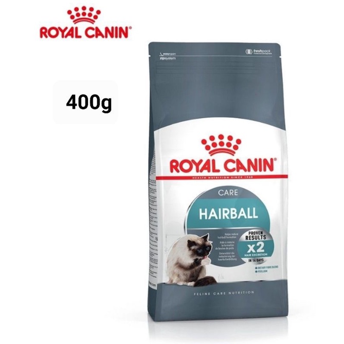 ROYAL CANIN HAIRBALL 400 G โรยัลคานินอาหารเม็ดสูตรก้อนขน400กรัม