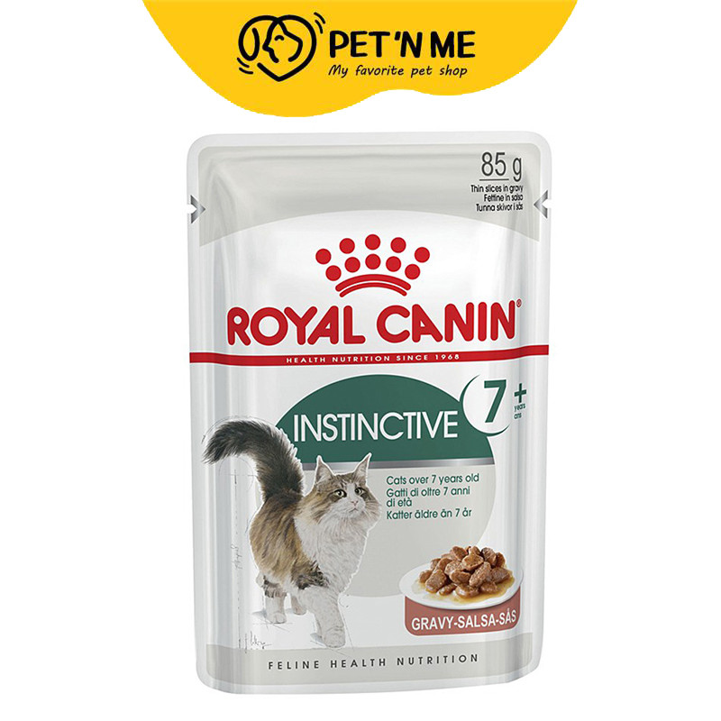 จัดส่งจากคลัง] ROYAL CANIN โรยัล คานิน อาหารเปียกแมวสูงวัย ซอสเกรวี่ 85 g [9003579310168