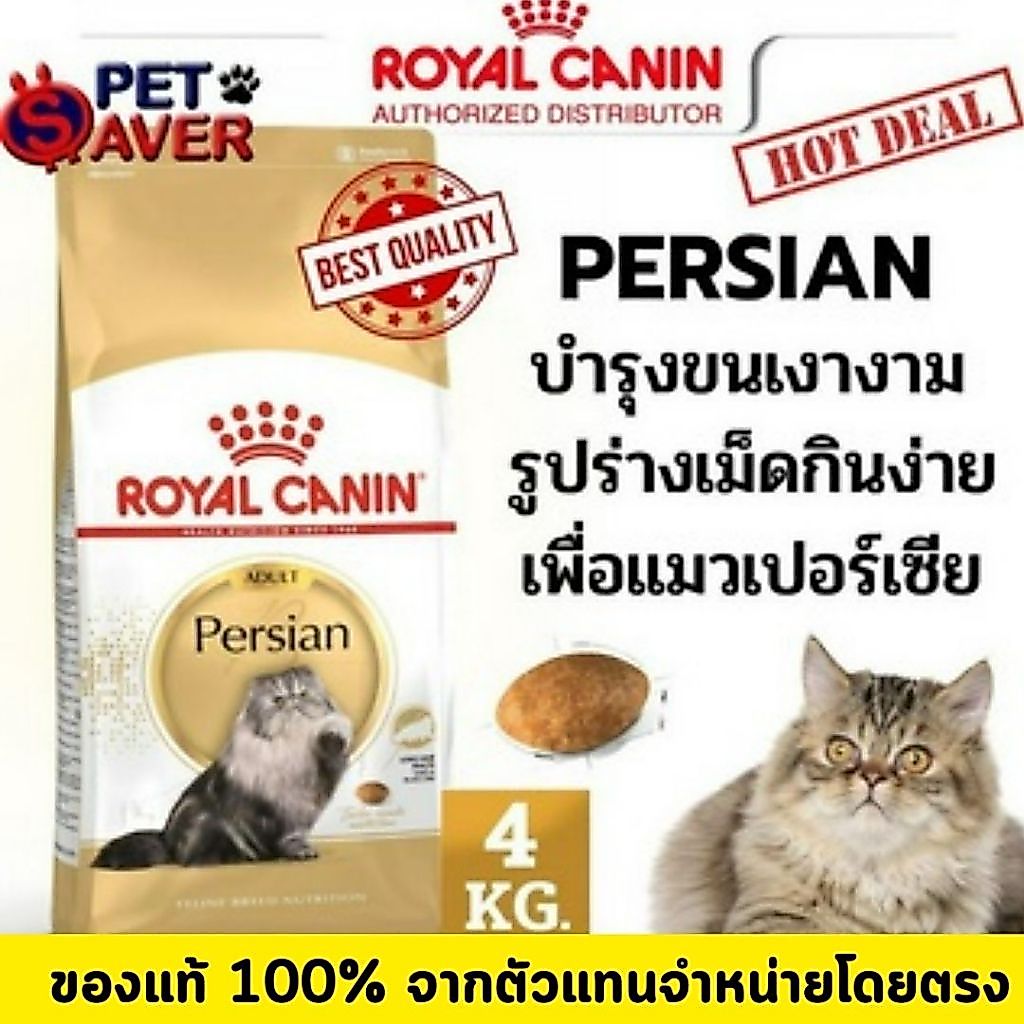 Royal Canin Adult Persian 4kg อาหารแมวโต เปอร์เซีย 4 kg persia