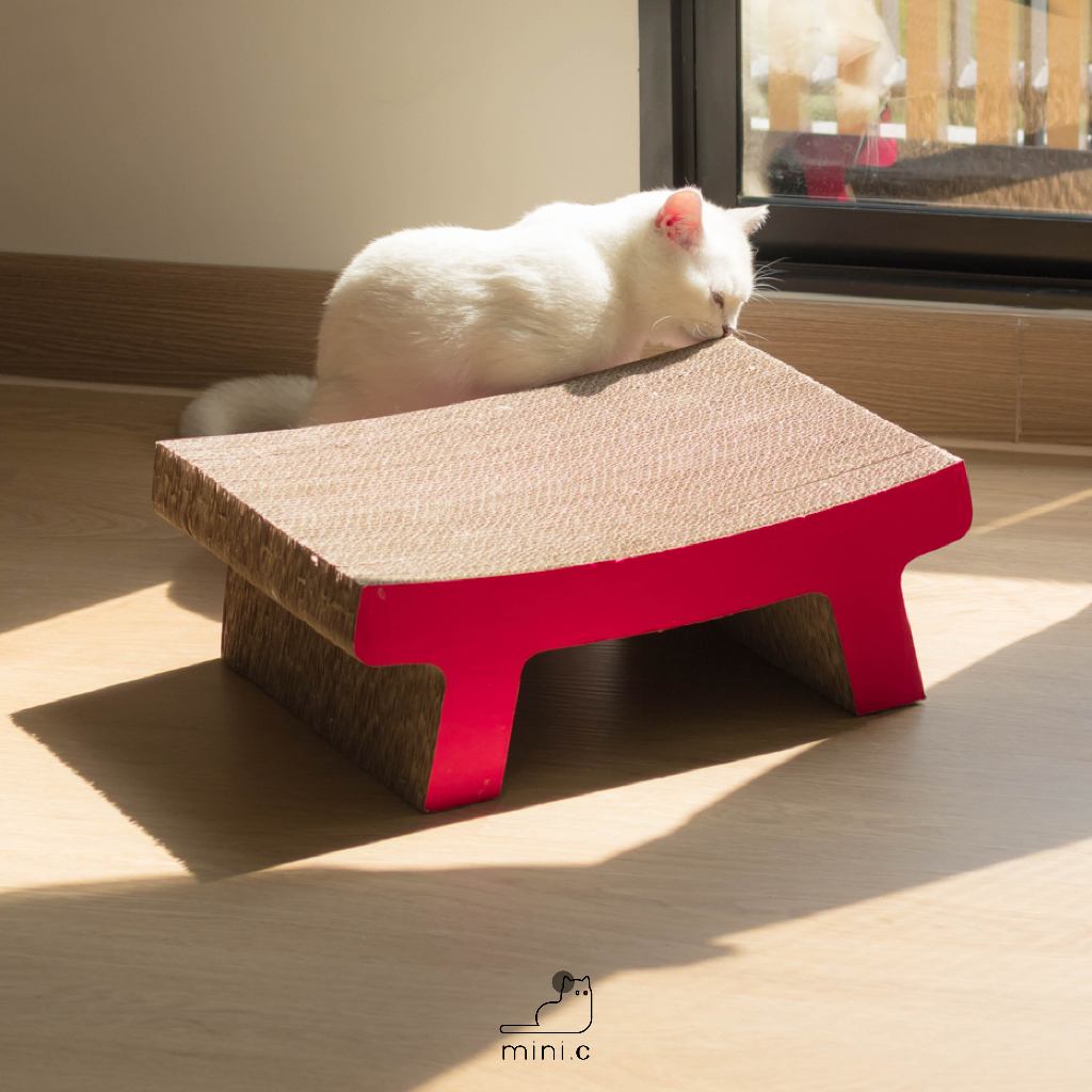mini.c ที่ลับเล็บแมว รุ่น TORII กระดาษลับเล็บแมว ที่ฝนเล็บแมว ของเล่นแมว Cat scratcher