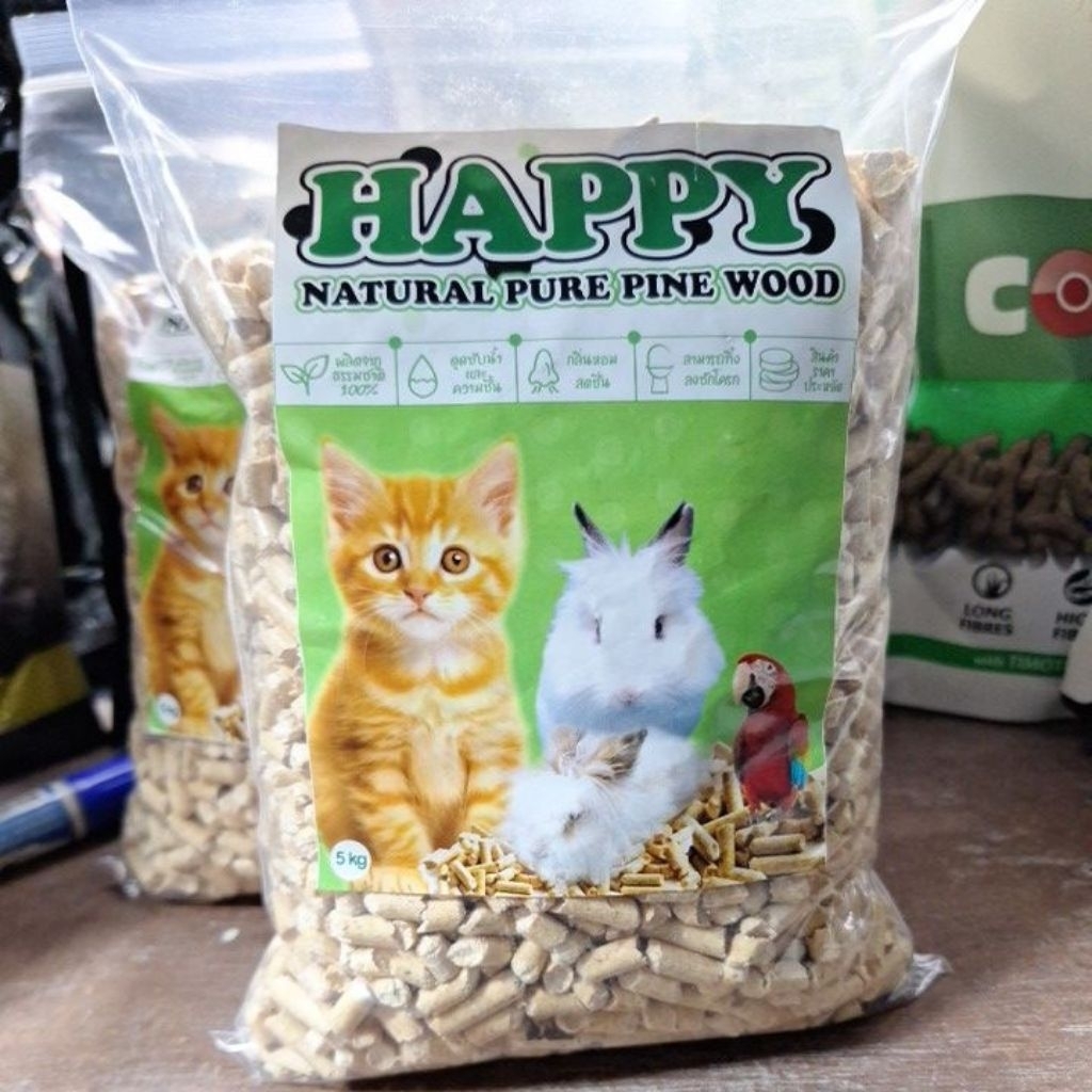 ขี้เลื่อยอัดเม็ด ทรายแมวไม้สน ออแกรนิค 1 kg