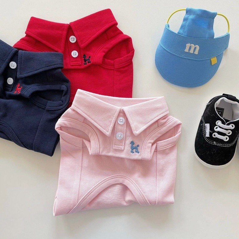 Hipidog】เสื้อโปโล ขนาดเล็ก สําหรับสัตว์เลี้ยง สุนัข แมว