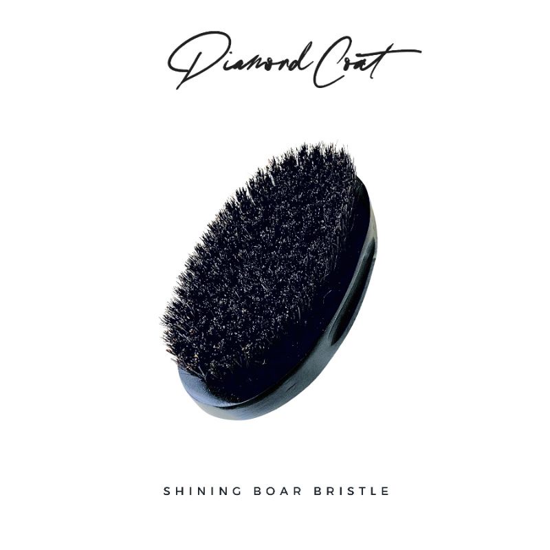 Diamond Coat Shining Boar Bristle แปรงขนหมู ทําความสะอาดขนสุนัขและแมว