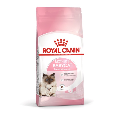 Royal Canin MOTHER & BABYCAT อาหารแม่แมว และลูกแมว ชนิดเม็ด400 กรัมและ1.2กก
