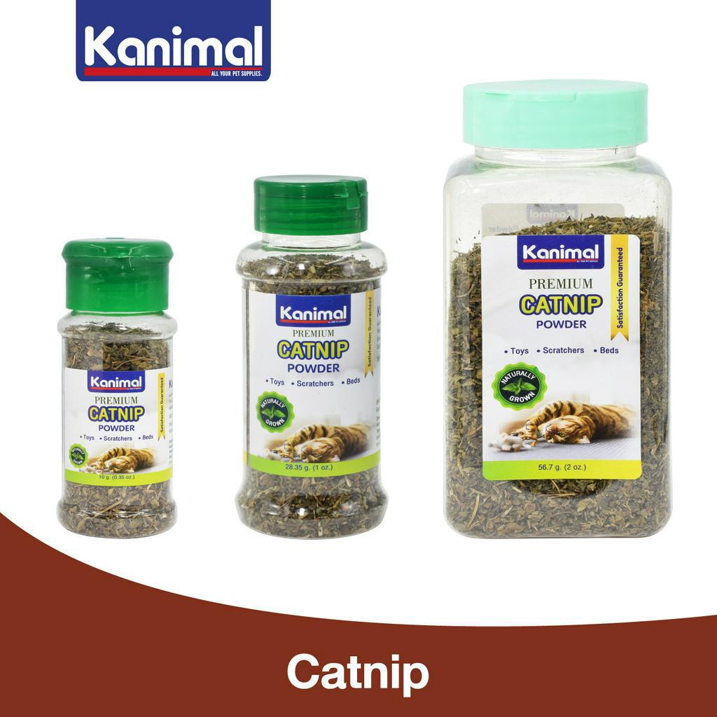 Kanimal Catnip ขนมแมว ผงแคทนิป กัญชาแมว ใช้โรยบนของเล่น ผ่อนคลาย สําหรับแมวทุกสายพันธุ์ (มี 3 ขนาด)