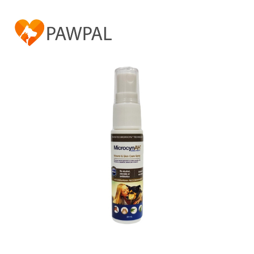 Microcyn AH Wound & Skin care spray 20 ml (ขวดแบ่ง) สเปรย์ฆ่าเชื้อ ลดการระคายเคือง สุนัข แมว ใบอนุญาตเลขที่ HKG63118