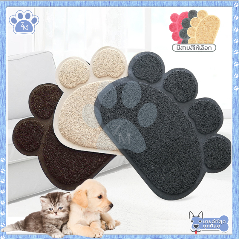 พรมดักทรายแมว ดักทรายแมว แผ่นรองทรายแมว40 x 30CM/ที่รองทรายแมว พื้นที่แมวน้ําขนาดใหญ่ สามารถใช้เป็นแผ่นกันความชื้น
