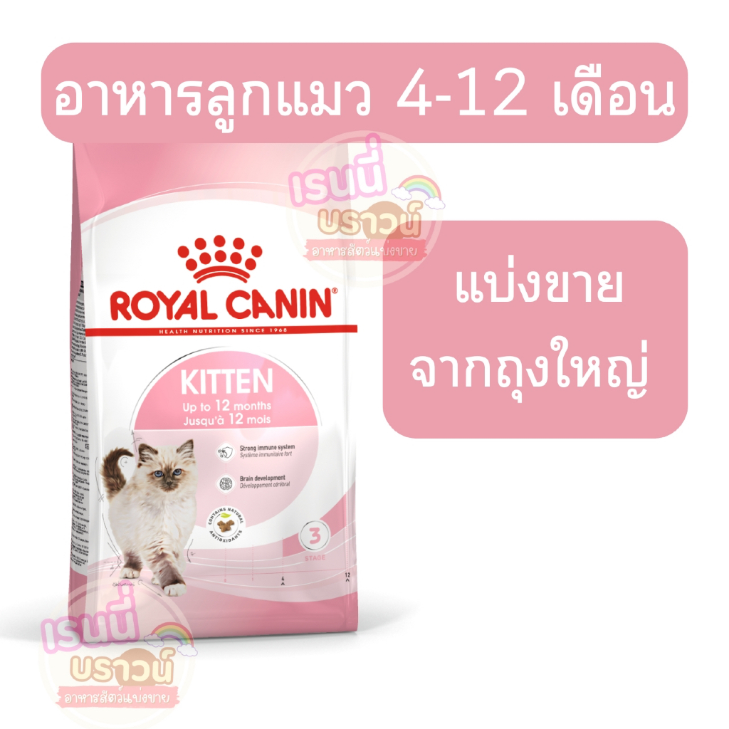 อาหารแมว Royal Canin Kitten สูตรลูกแมว ช่วงวัย 4-12 เดือน
