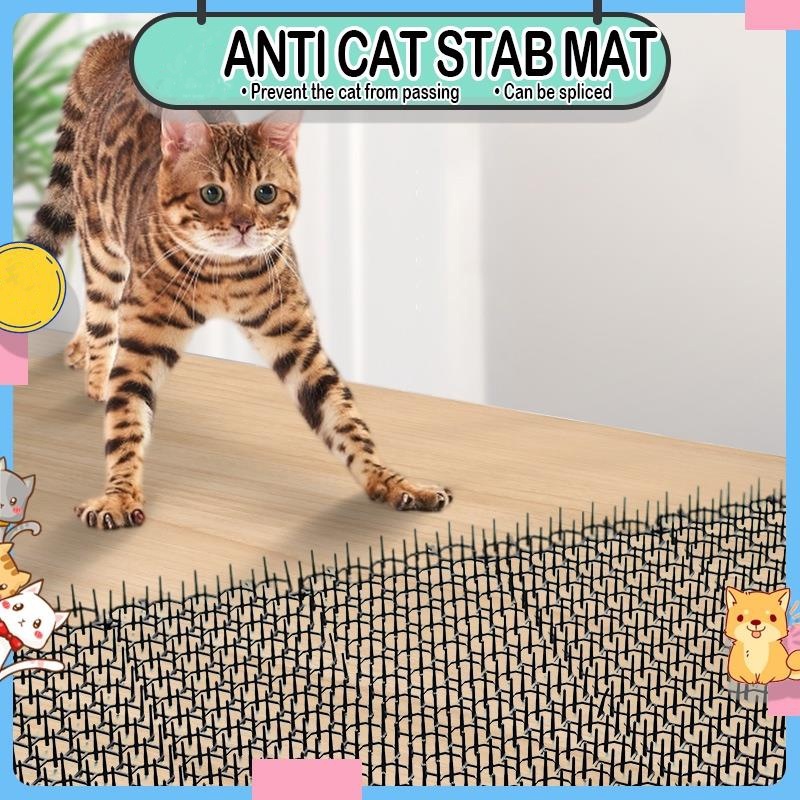 ปลอดภัยที่ไล่แมว หนามไล่แมว ที่กันแมว ยางหนามแมว ปลอดสารพิษ Animal Repel Mat Spike Anti Climb Fence Wall