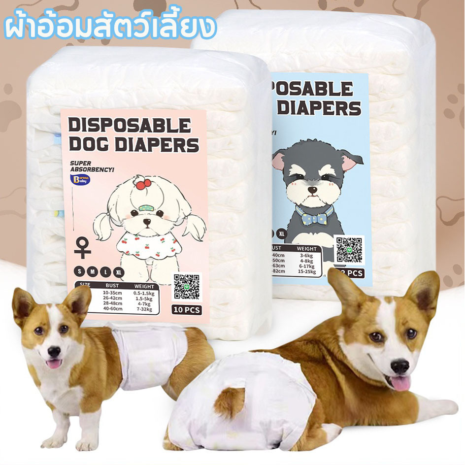 ผ้าอ้อมสัตว์เลี้ยง สําหรับสุนัขและแมว S/M/L/XL ผ้าอ้อมสุนัขเพศผู้ ผ้าอ้อมแมว
