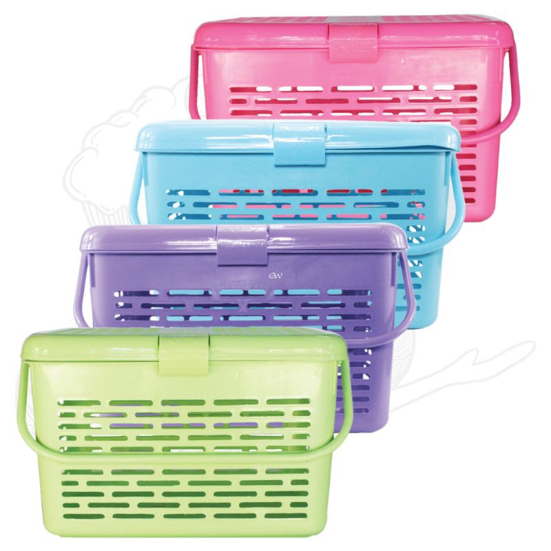 ตะกร้าใส่แมว,ตะกร้าเตรียมคลอดไซส์ใหญ่ (SIZE L)ตะกร้ามีฝาปิดขนาด 30.5 x 40.5 x 27 ซม