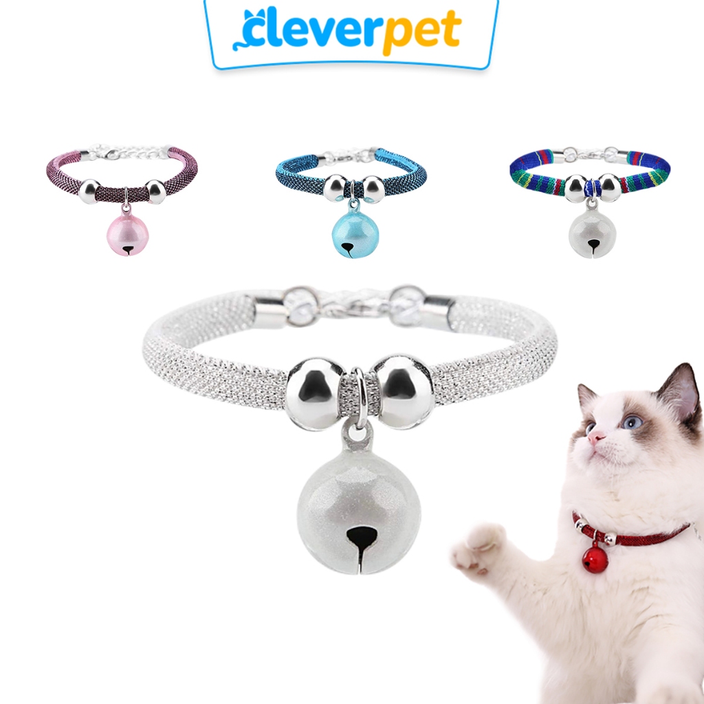 Cleverpet ปลอกคอแมวแฟชั่น พร้อมกระดิ่ง มี 5 สี Cat Collar