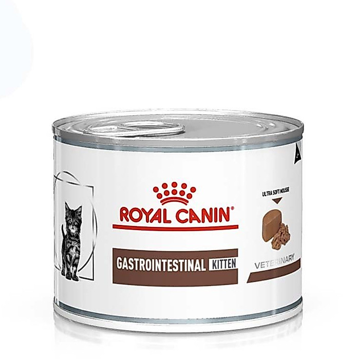 Royal Canin Gastro intestinal Kitten บรรจุ 12 กระป๋อง อาหารเปียกลูกแมวท้องเสีย 195 g