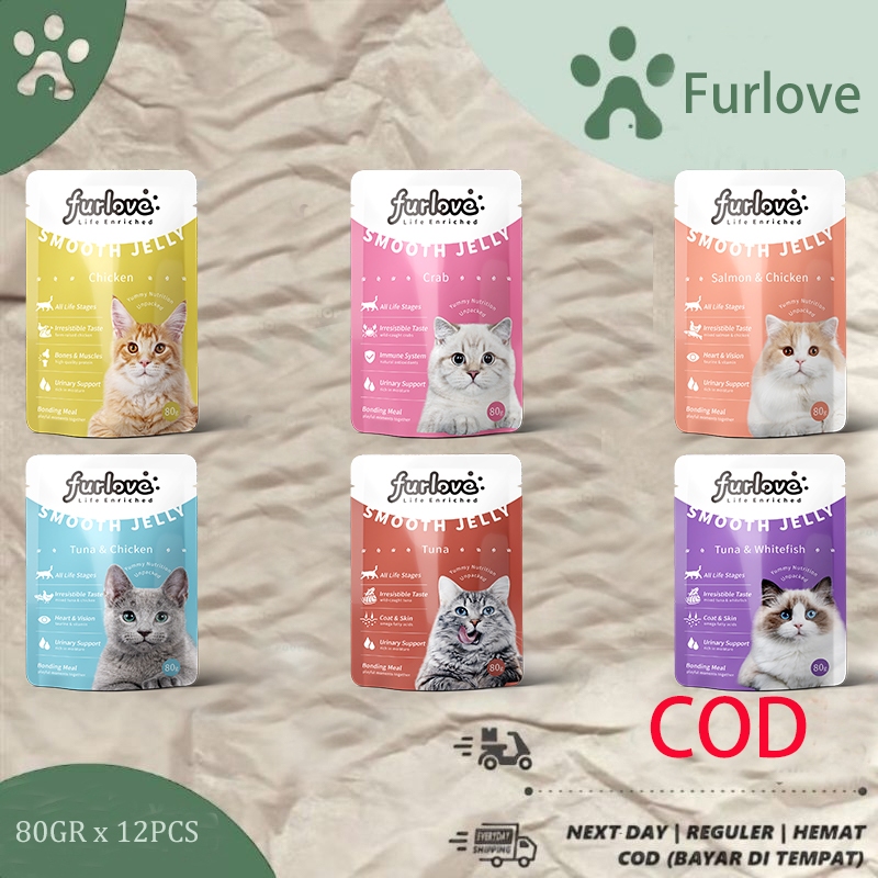 Furlove อาหารเปียกแมว สุขภาพดี ขนาด 80 กรัม