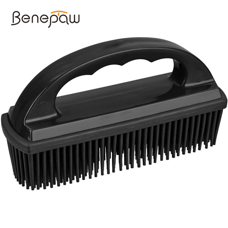 Benepaw แปรงกําจัดขนสัตว์เลี้ยง ขนแปรงนุ่ม สําหรับขนสัตว์เลี้ยง สุนัข แมว เฟอร์นิเจอร์ภายในบ้าน