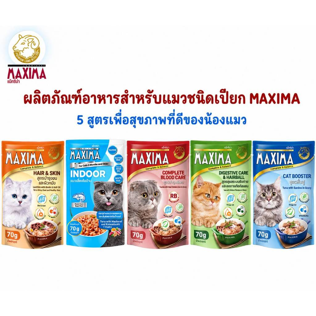 MAXIMA Cat Wet Food Premium Grade 70g