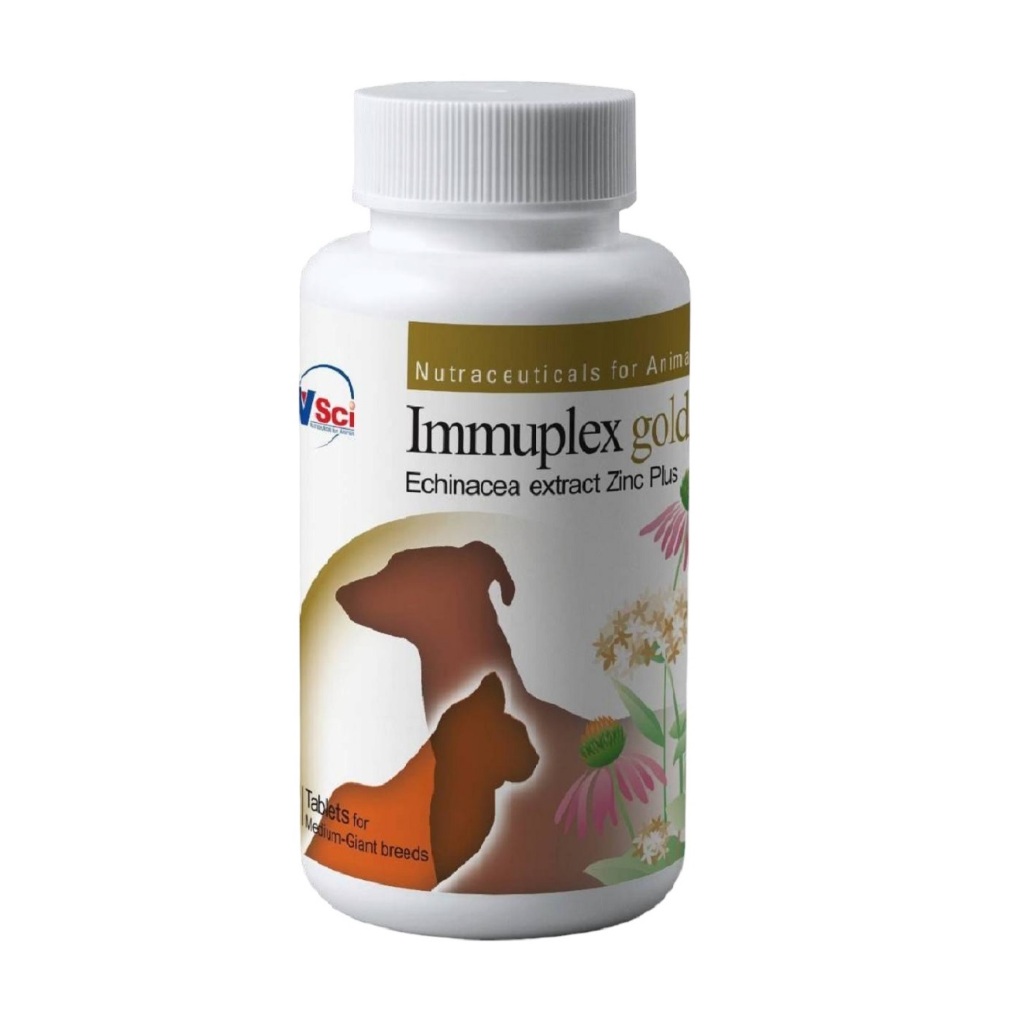 ของแท้+ Immuplex Gold 60 เม็ด (Exp.05/2028) เสริมภูมิต้านทาน สุนัข-แมว 60 เม็ด
