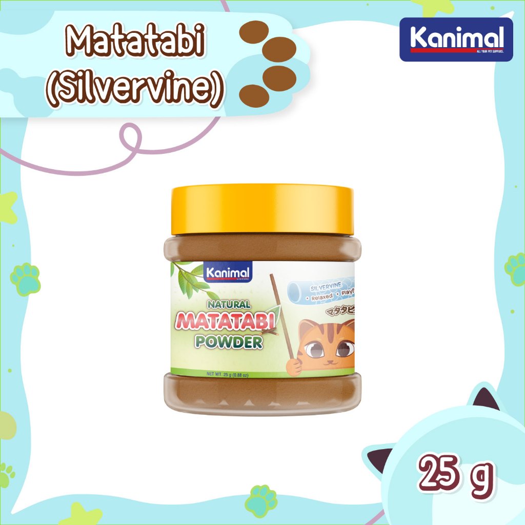 Kanimal Matatabi (Silvervine) ขนมแมว มาทาทาบิ กัญชาแมว ใช้โรยบนของเล่น ผ่อนคลาย สําหรับแมวทุกสายพันธุ์