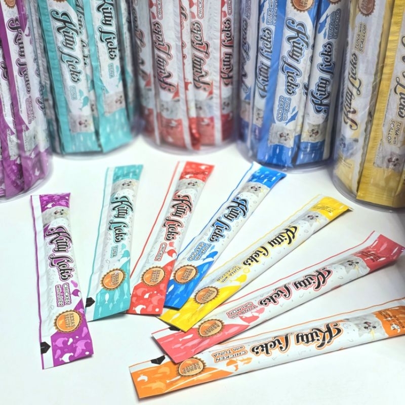 1ซอง] kitty licks คิตตี้ลิกส์ ขนมแมวเลีย 15 กรัม