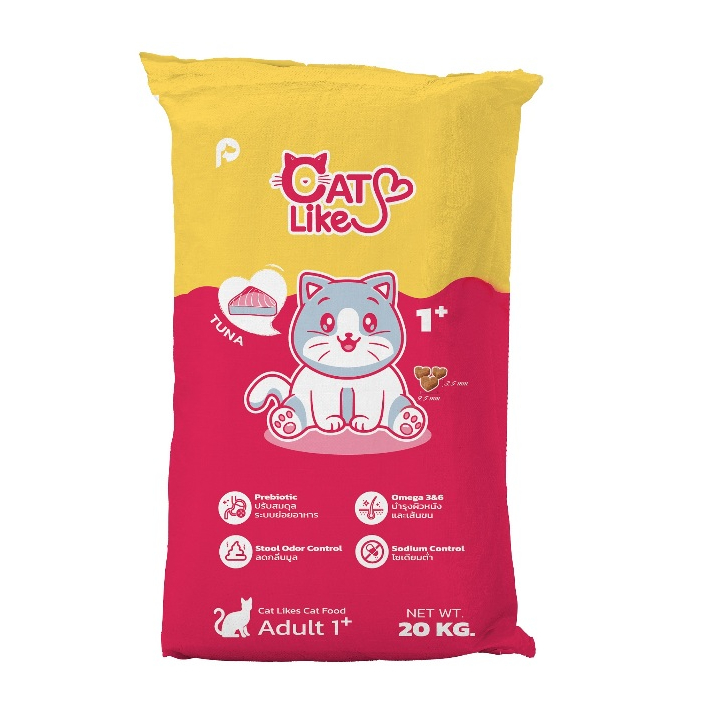 Cat Likes อาหารแมว รสปลาทูน่า ขนาด 20 KG
