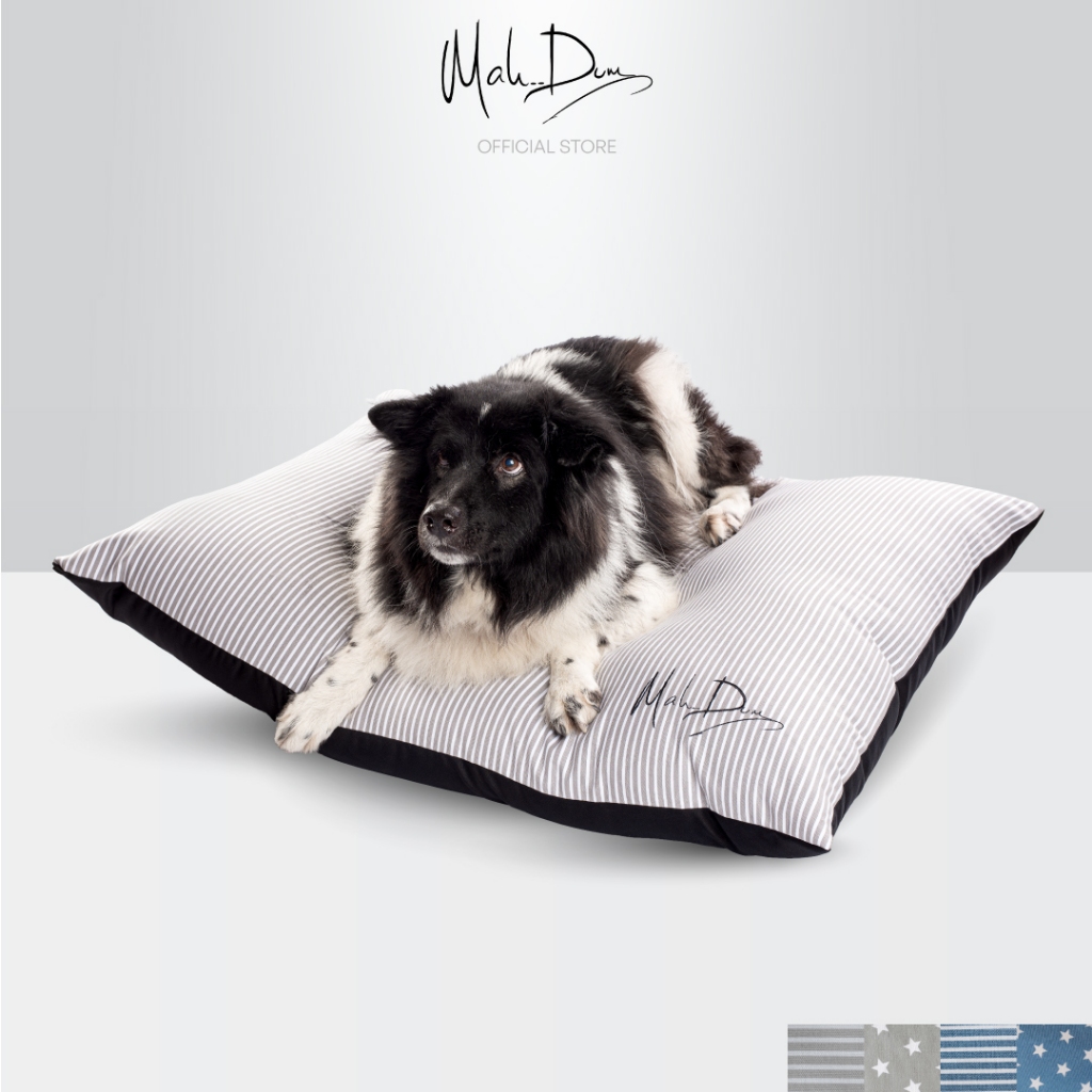 Mahdum] Duvet Cushion on-top Cotton ที่นอนสุนัข ที่นอนแมว เบาะนอนสัตว์เลี้ยง คุณภาพดี มีหลายขนาด เคลือบสารสะท้อนน้ํา