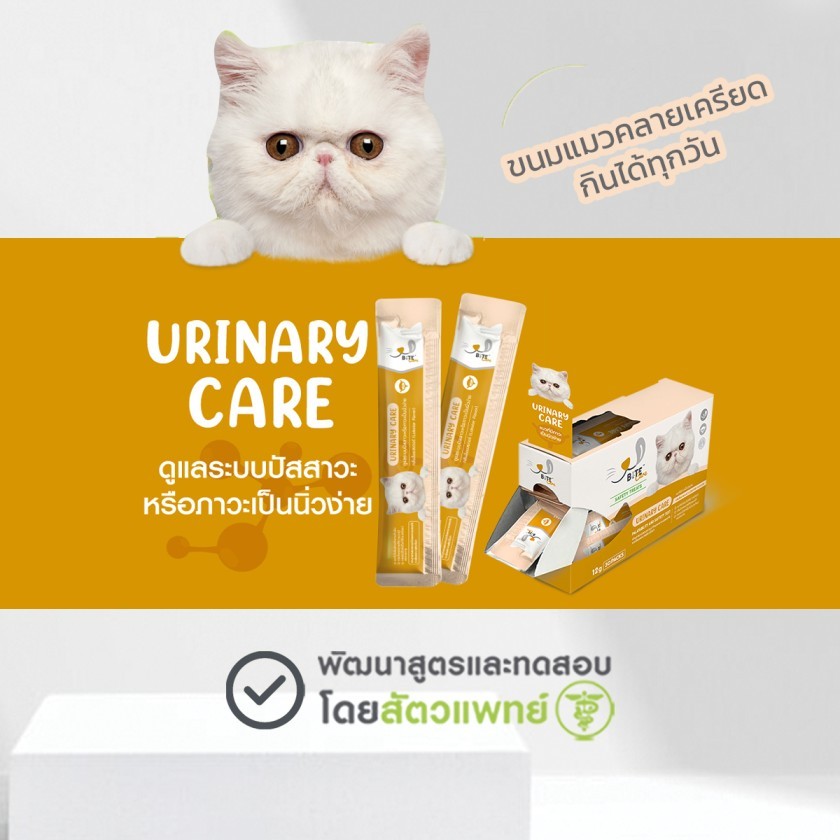 ขนมแมวเลียเพื่อสุขภาพ สูตร Urinary Care บํารุงระบบทางเดินปัสสาวะ