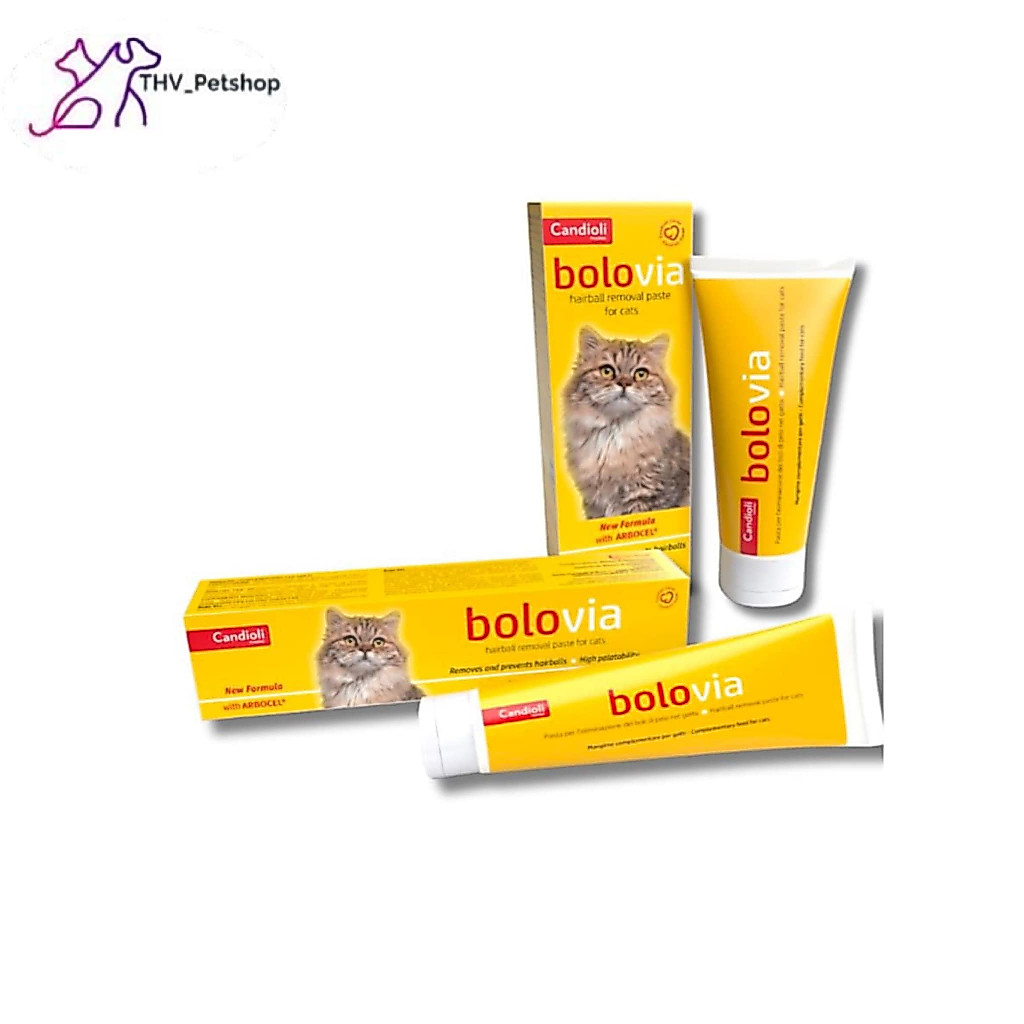 Bolovia (โบโรเวีย) อาหารเสริมสําหรับแมว สูตรกําจัดเส้นขน ขนาด50กรัม
