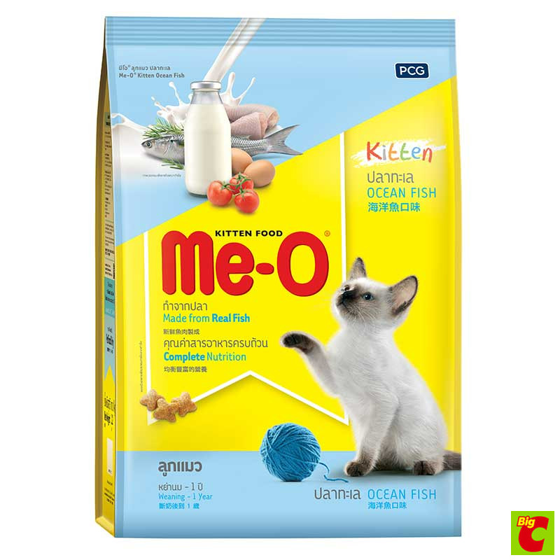 มีโอ อาหารแมว ชนิดเม็ด สําหรับลูกแมว รสปลาทะเล 400 ก