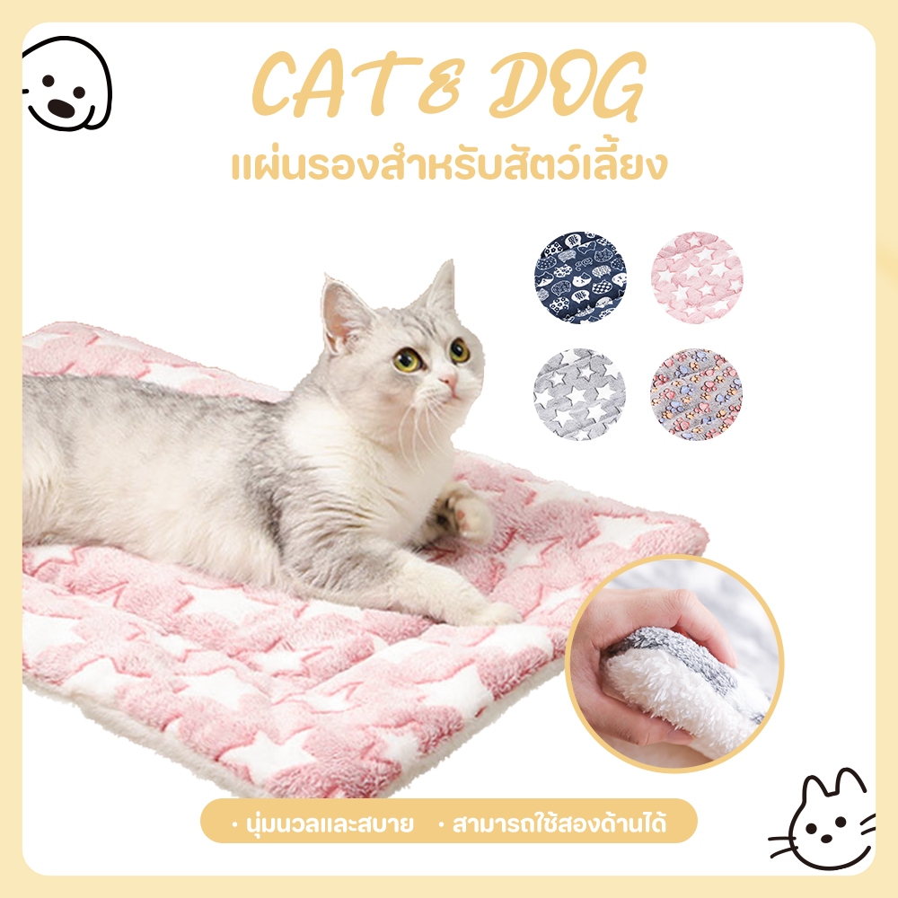 CAT&DOG】 เบาะสัตว์เลี้ยง pet cushion ผ้าห่มสัตว์เลี้ยง เบาะนอนสําหรับสัตว์เลี้ยง เบาะนุ่มแมว