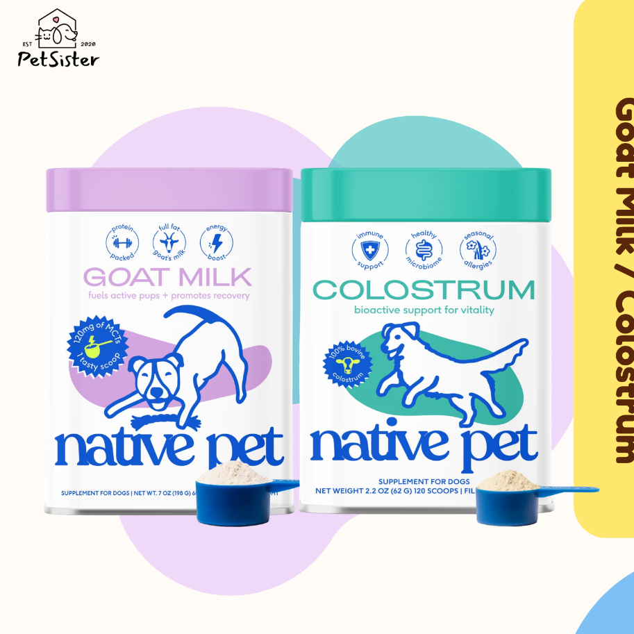 Native Pet Goat Milk Powder ผงนมแพะสําหรับน้องหมาแมว x Petsister