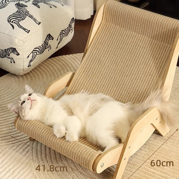 L&Q🐱เก้าอี้แมว โซฟาแมว ของเล่นแมว โซฟาลับเล็บ ที่ลับเล็บแมว ที่นอนแมว 63*32*31cm