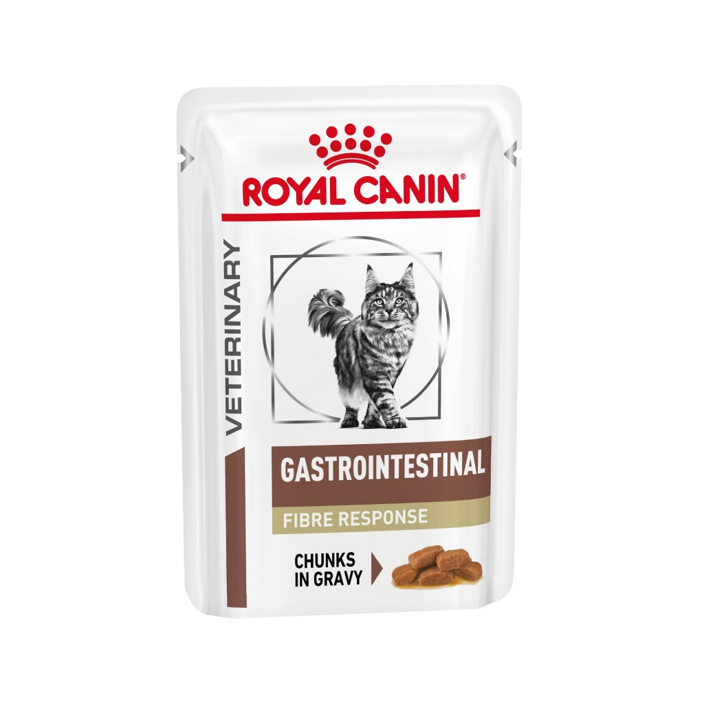 Royal Canin Gastrointestinal Fibre บรรจุ 85 กรัม อาหารเปียก สําหรับแมวท้องผูก Fiber