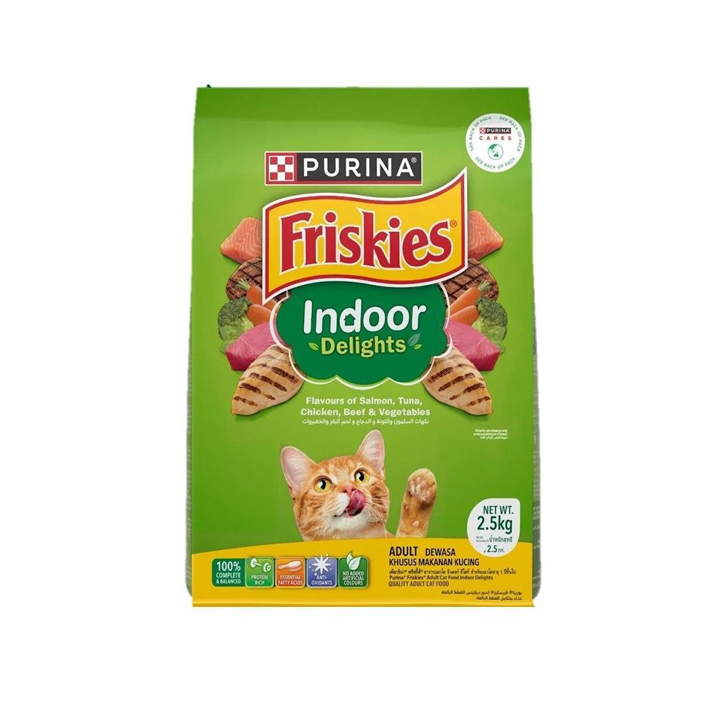 ฟริสกี้ส์ อินดอร์ ดีไลท์ 2.5 กก. FRISKIES INDOOR DELIGHTS 2.5 KG