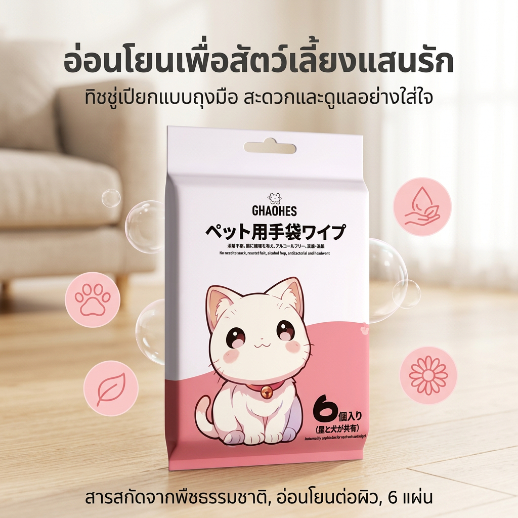 ถุงมือทําความสะอาดสัตว์เลี้ยง ถุงมือสปาสุนัข ถุงมือสปาอาบน้ําสัตว์เลี้ยง
