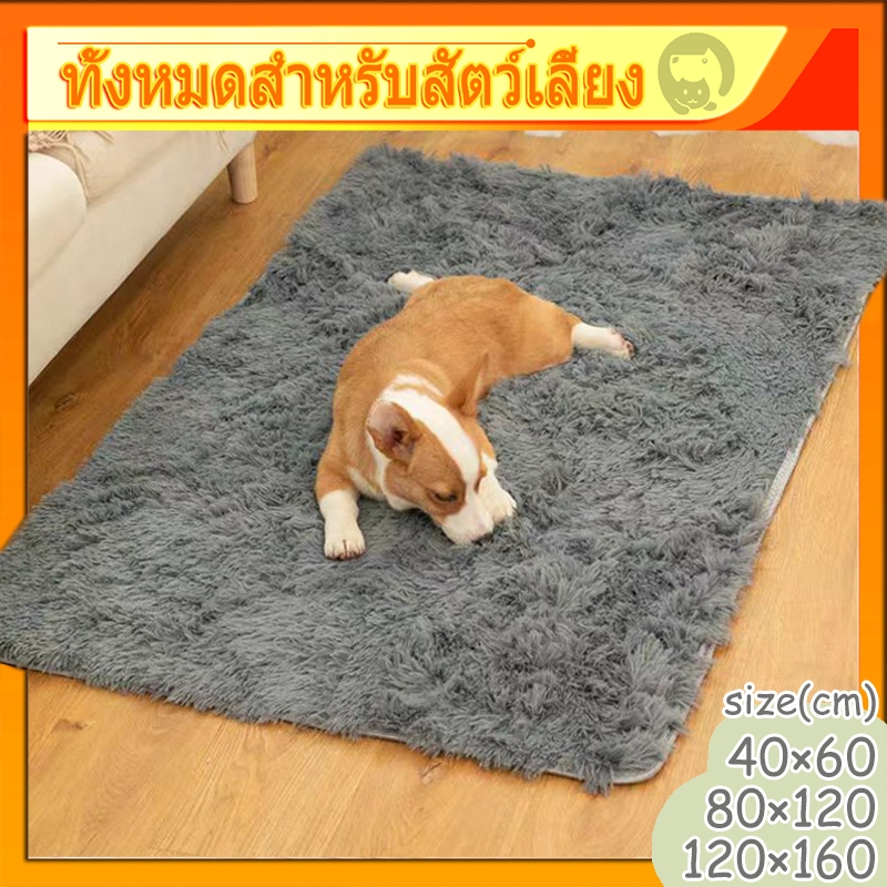 เสื่อสัตว์เลี้ยง🧡พรมนอนสัตว์เลี้ยง แผ่นนอนรองกรง เสื่อแมวสุนัข ที่นอนแมวและสุนัข ผ้าปูกรง ขนนุ่ม นุ่มฟู สัตว์เลี้ยงชอบ