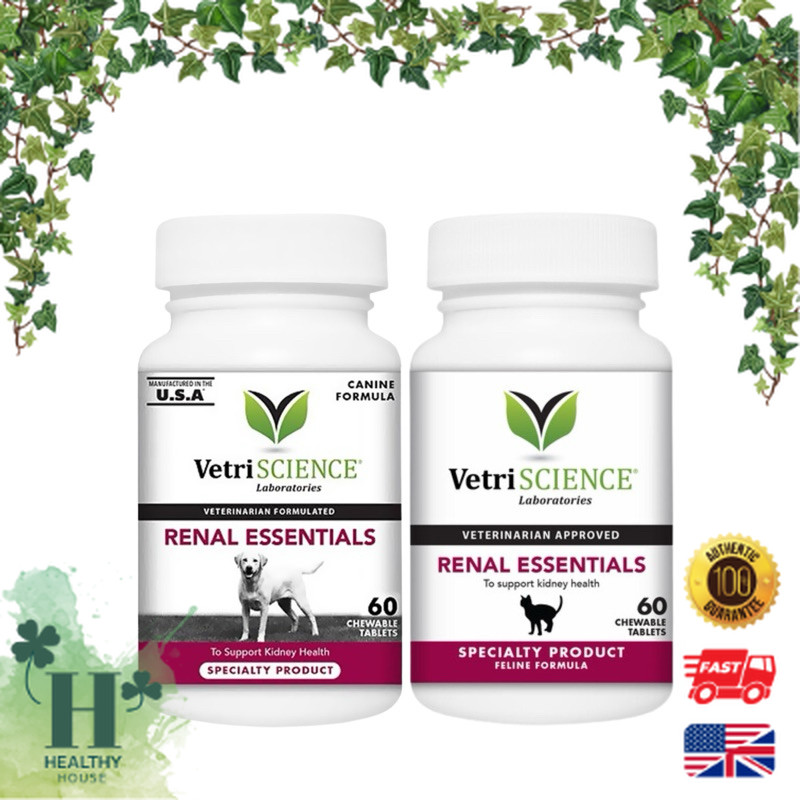VetriScience Renal Essentials For Cats Fish Flavor Canine Formula บํารุงไต สุนัข แมว dog