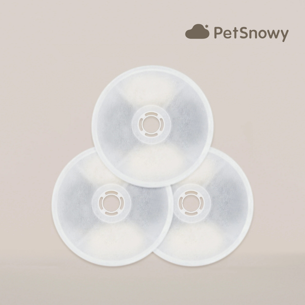 PetSnowy แผ่นกรองน้ําพุอัตโนมัติ (3 ชิ้น/แพ็ค)