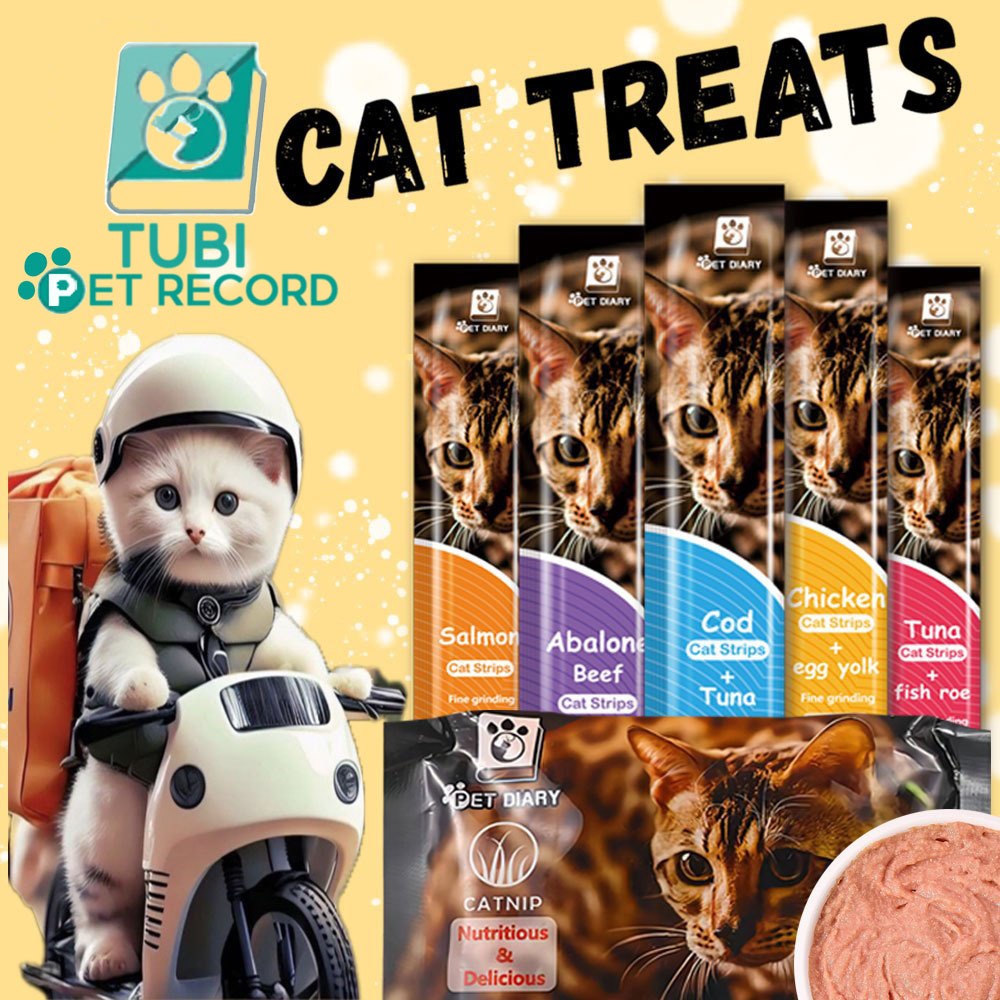 TUBI ขนมขบเคี้ยวแมวอาหารแมวสดอาหารเปียกสุขภาพแมวและความปลอดภัยCat Food