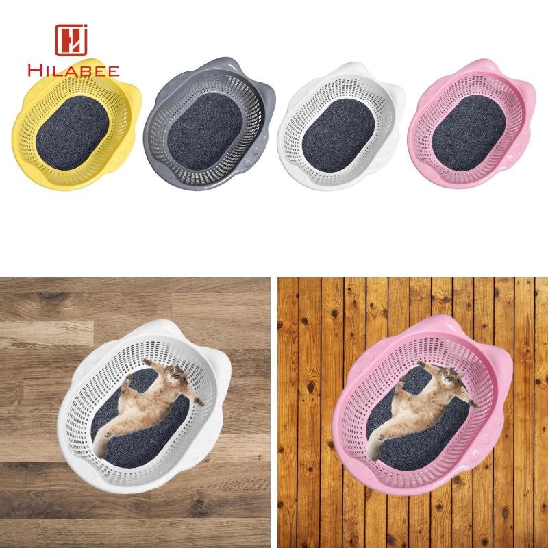 hilabee] ที่นอนแมวพร้อมเบาะ Modern Rustic Pet Sleeping Bed Indoor Cats ลูกแมวลูกสุนัข