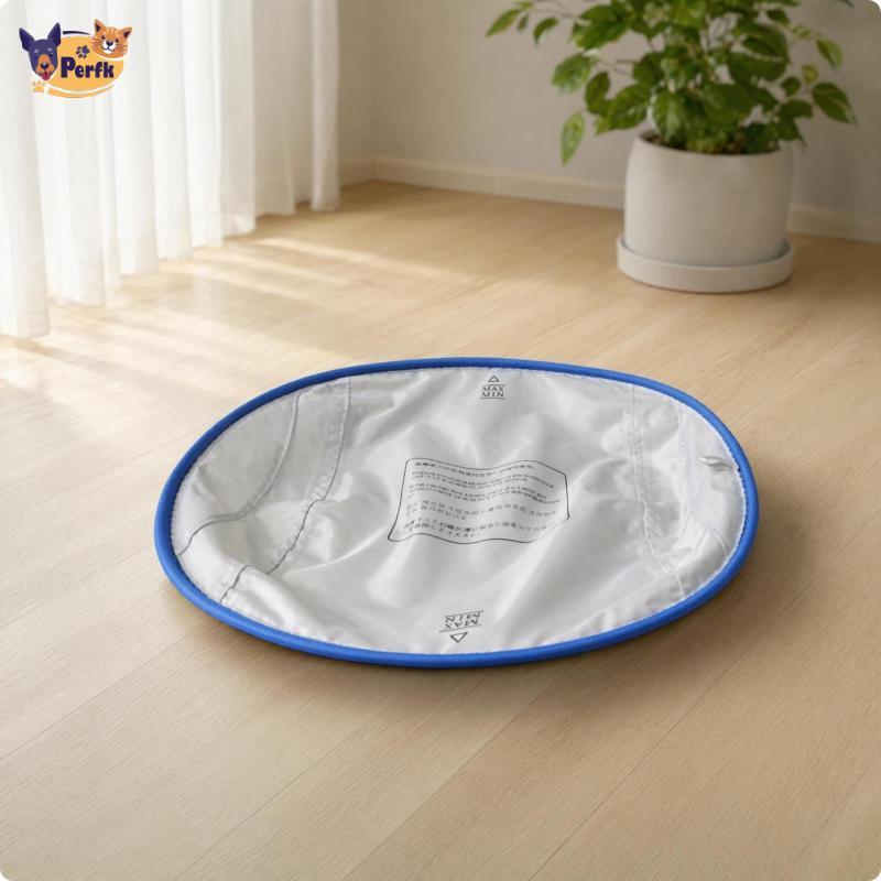 Perfk Litter Box Mat Shielding Cat Litter Mat Gentle on Paws for Apartment, Cats