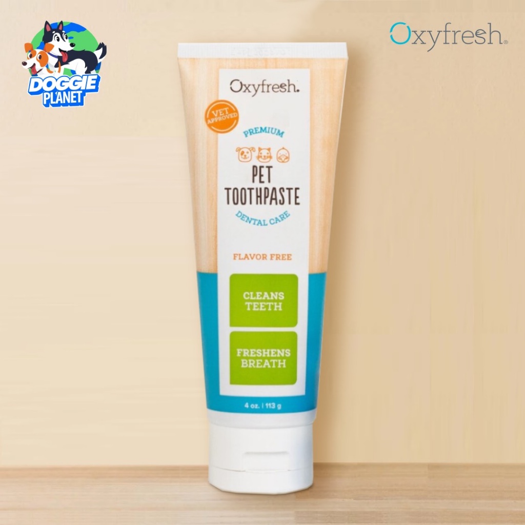 Oxyfresh Pet Dental Gel ยาสีฟันเจลดูแลช่องปากสุนัขและแมว ลดกลิ่นปาก ขจัดพลัค หินปูน (ไม่มีกลิ่น ไม่มีรส) 113 g