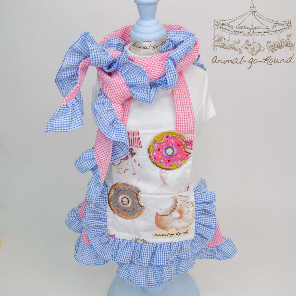 เสื้อผ้าเครื่องแต่งกาย สัตว์เลี้ยง, หมา, แมว, สุนัข รุ่น Petit Patisserie-Donut Girl